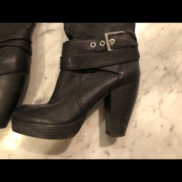 Real Leather Heeled Boots (Miss Sixty) - Picture 4 of 8